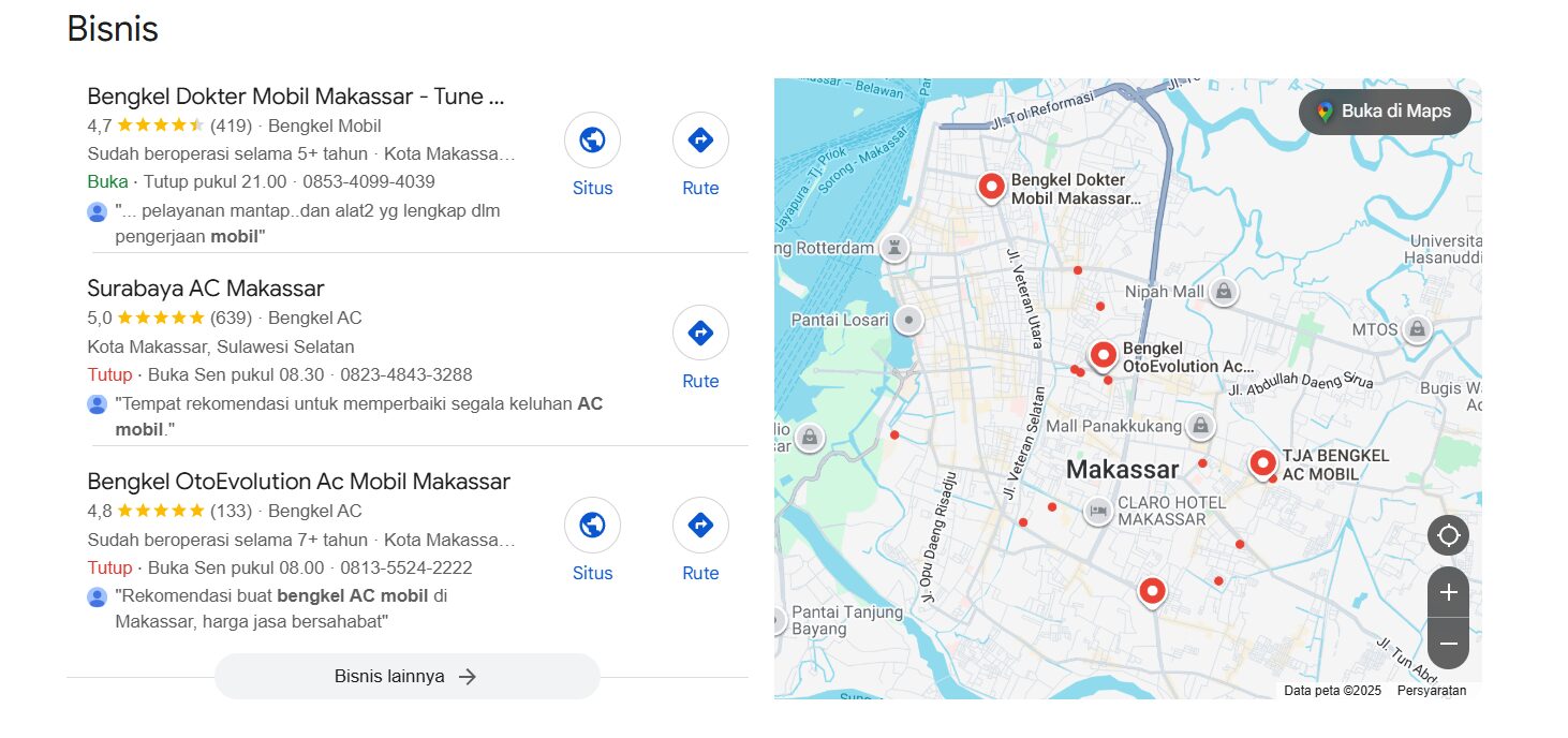 optimasi bisnis bengkel online